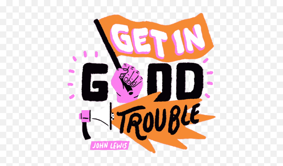 John Lewis Good Trouble Gif - Good Trouble John Lewis Png,John Lewis Icon