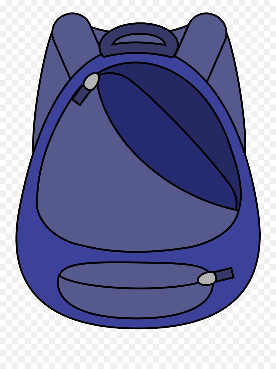 Library Of School Bag Image Black And White Stock Png Files - Cartoon Blue School Bag,Backpack Clipart Png