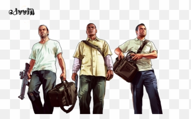 Michael De Santa Trevor Phillips - Gta V Characters Png