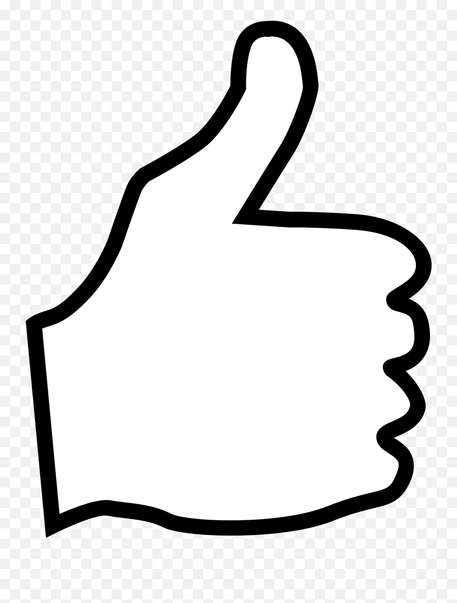 Thumbs Up Svg Black And White Stock - Thumbs Up Clip Art Png,Thumbs Up Transparent Background
