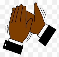 Black Hand Clapping Svg Vector - Force Examples Of Friction png