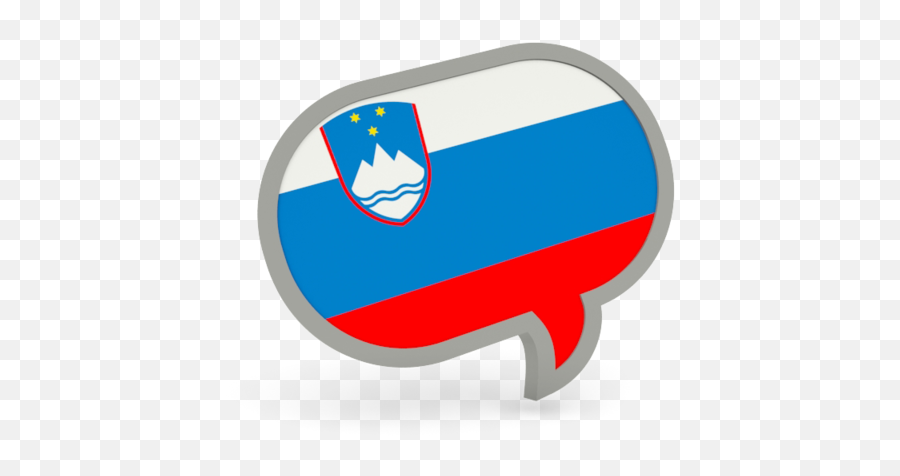 Speech Bubble Icon Illustration Of Flag Slovenia - English Speech Bubble Png,Speaking Bubble Icon
