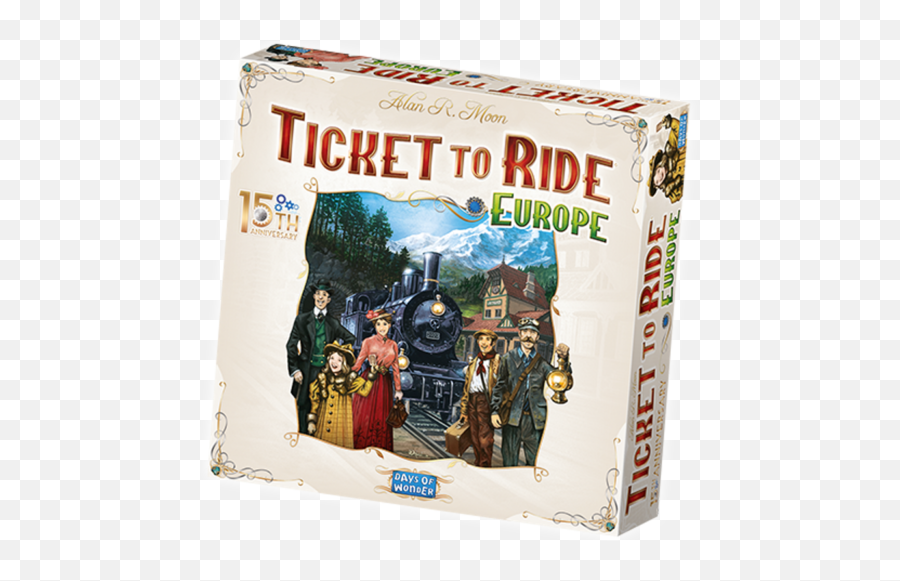 Buy Ticket To Ride Europe 15th Anniversary Board Game - Ticket To Ride Png,Asmodee Account Create Icon