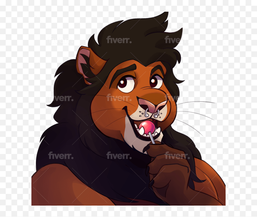 Draw You A Furry Icon By Stynnur Fiverr - Leo Png,Lion King Icon