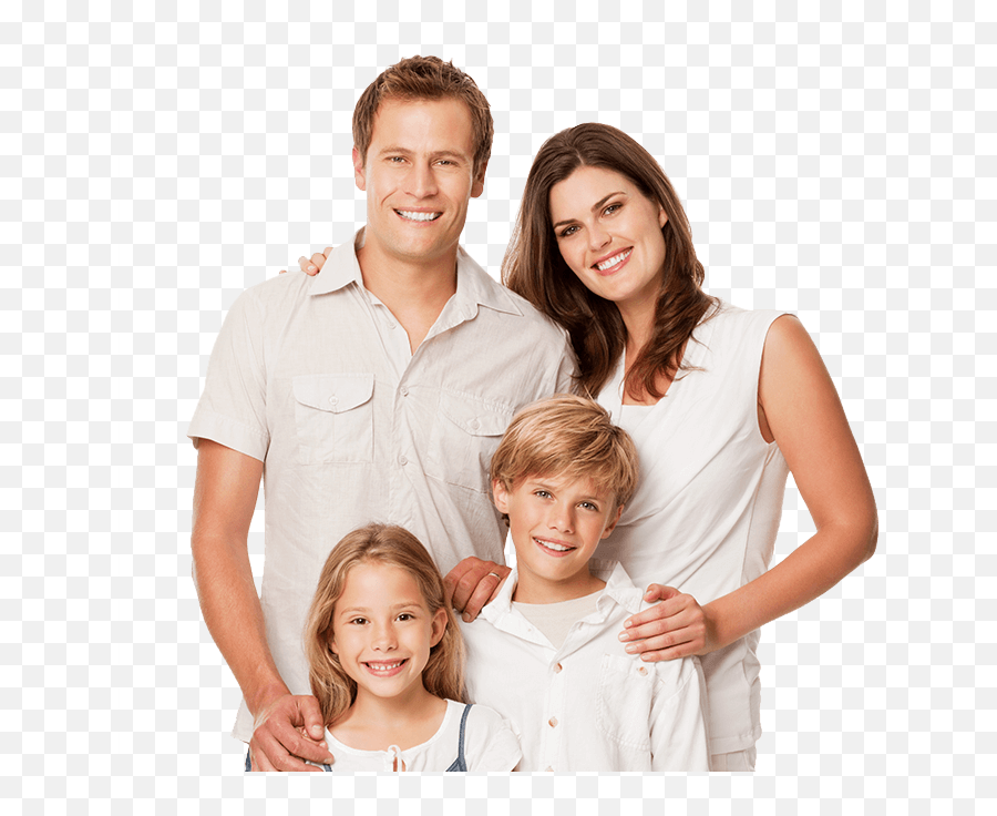 Download Young Family With Healthy Smiles - Family Full Family Png,Smiles Png