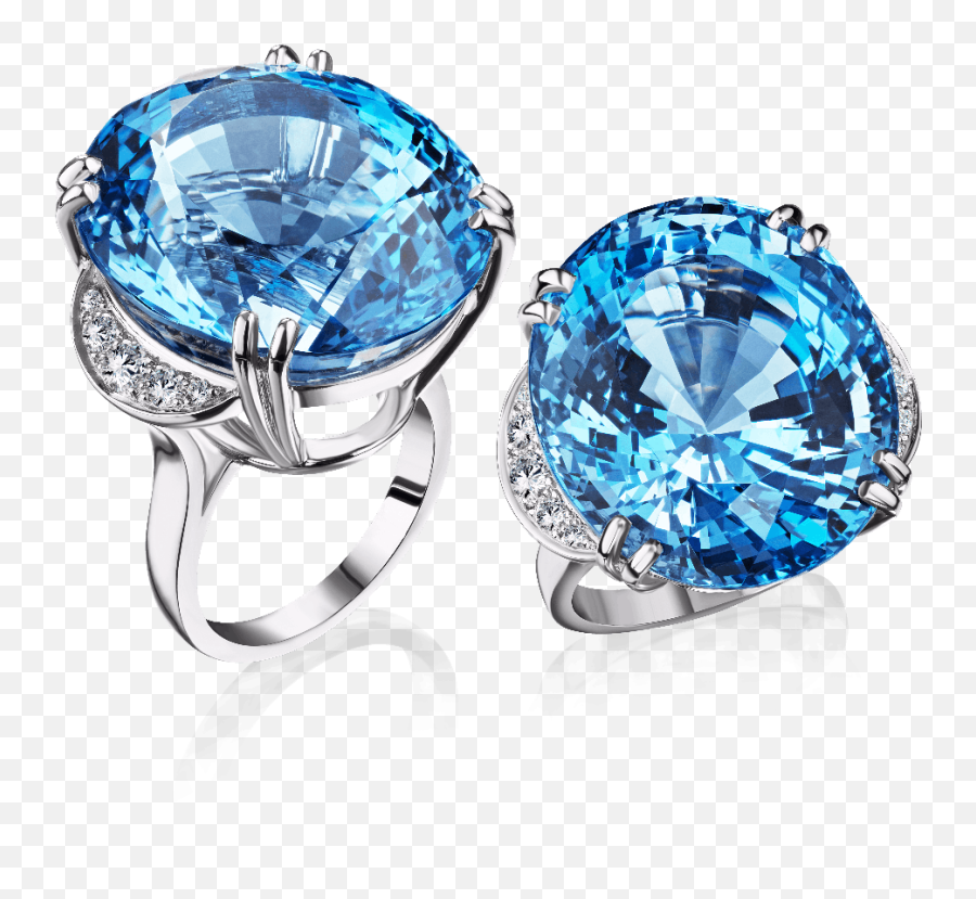 Aquamarine And Diamond Ring 626 - Engagement Ring Png,Aquamarine Png