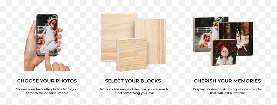 Photo Prints - Memoryblock Com Au Png,Social Media Icon Wooden Blocks