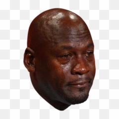 Michael Jordan Crying Face Transparent - Michael Jordan Hall Of Fame Png,Jordan Png