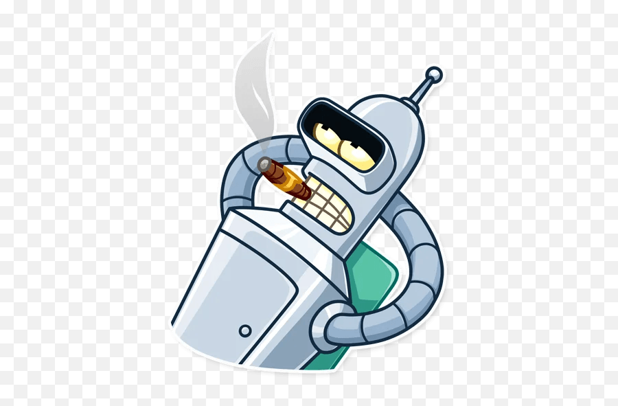 Bender - Telegram Sticker English Png,Futurama Bender Icon