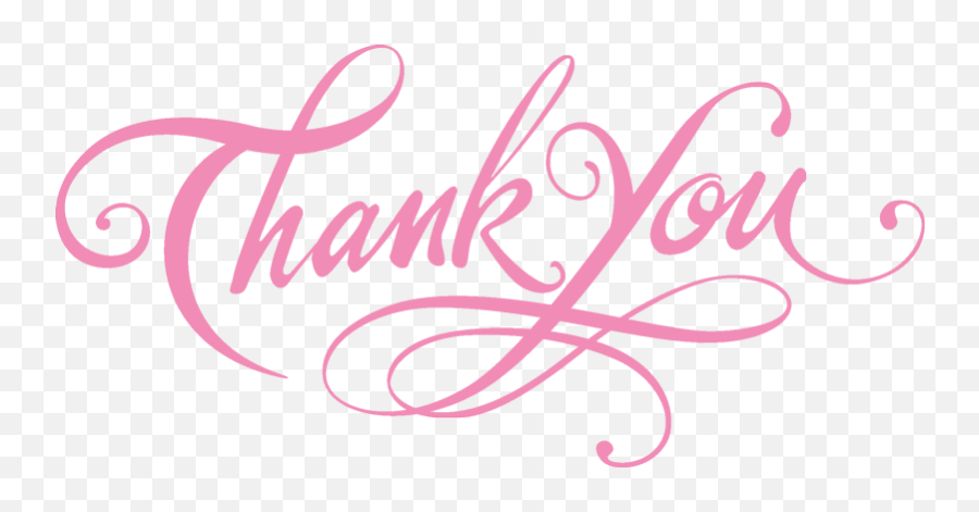 Thank You Icon Clipart - Thank You In Pink Png,Thank You Icon Png