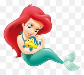 Baby Sereias - Ariel Disney Baby Png,Ariel Png