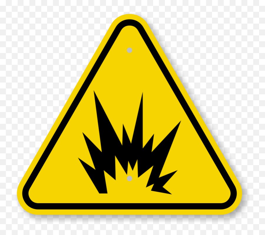 Download Hd Iso Explosion Arc Flash Symbol Warning Sign - Explosion Sign Png,Flash Symbol Png