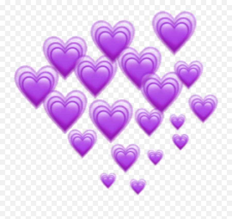 Purple Hearts Heart Emoji Emojis Freetoe 1069190 - Png Emoji Transparent Purple Heart,Blue Heart Png