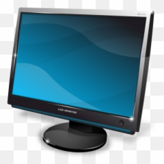 Lcd Monitor Icon - png