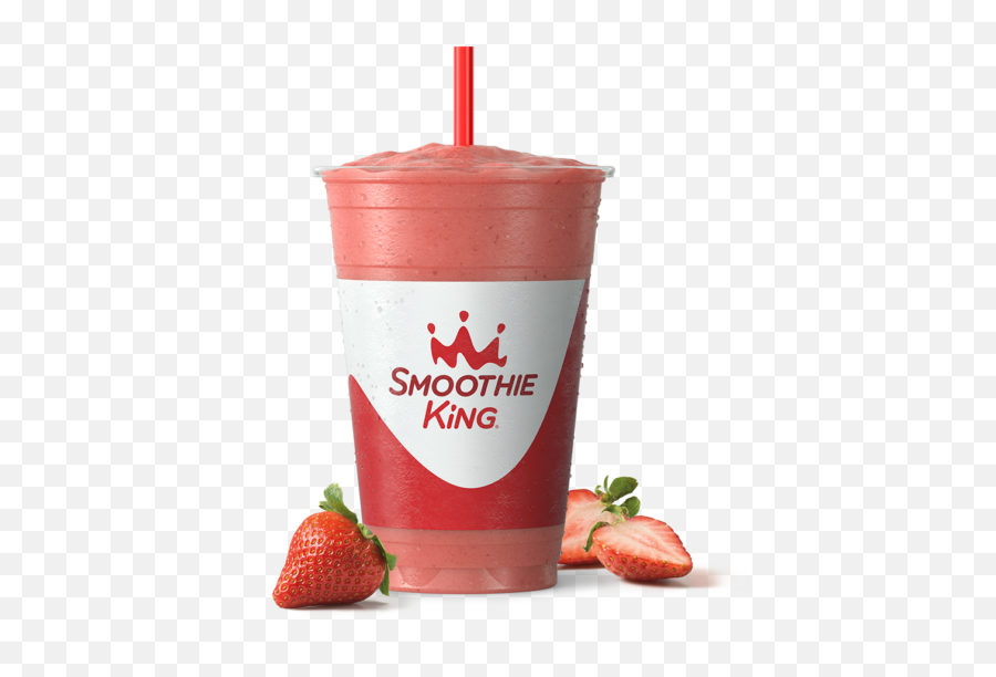 Pure Recharge Strawberry Smoothie - Smoothie King Menu Png,Smoothies Png