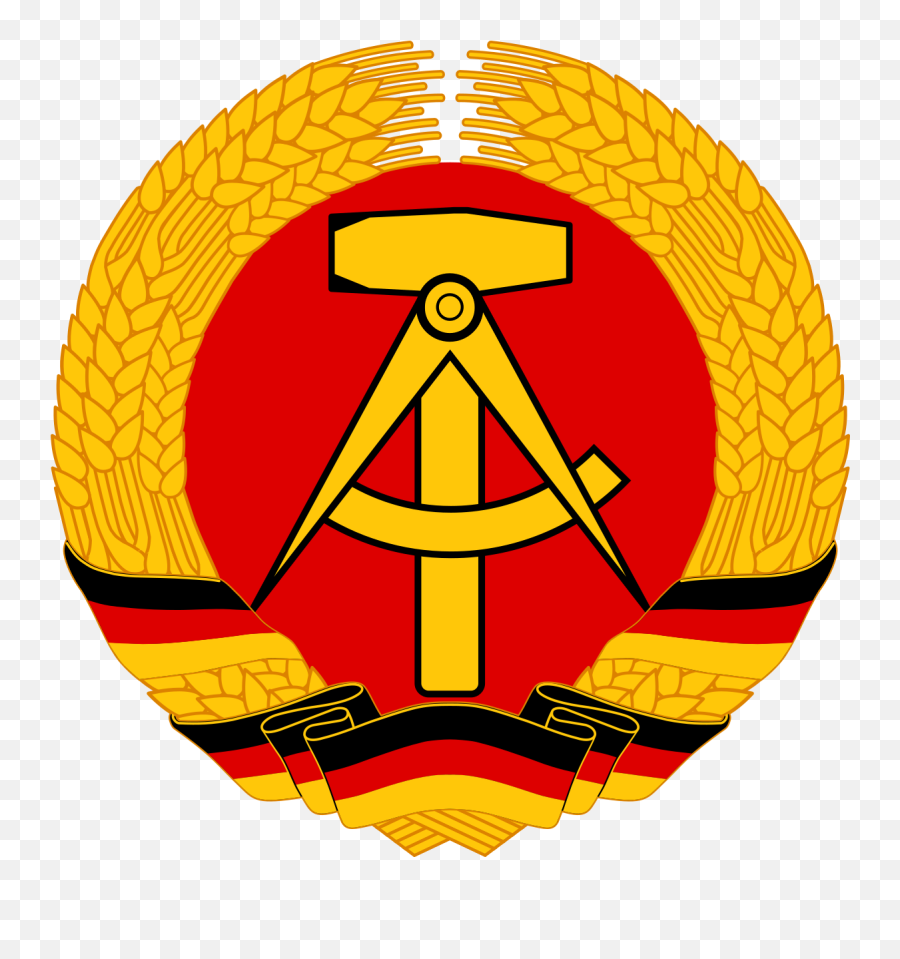 National Emblem Of East Germany - East Germany Logo Png,Communist Logos
