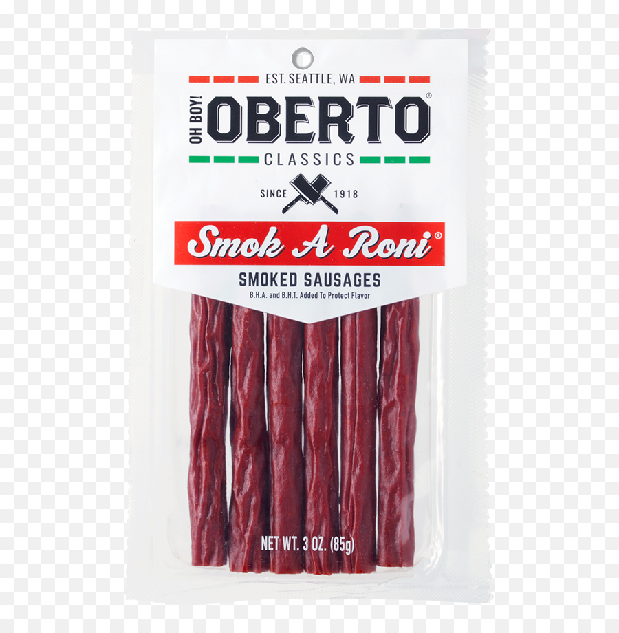Smok A Roni U2014 Oberto - Oberto Smoked Sausage Sticks Png,Smok Png
