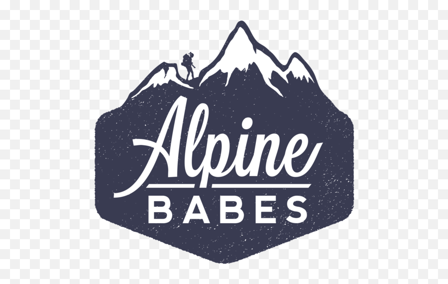 Alpine Babes Logo Instagram Account - Sign Png,Mountains Logo