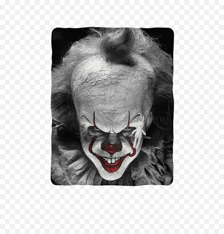 Pennywise Face Blanket Beloved Shirts - Picsart Editing T Shirt Png,Pennywise Transparent