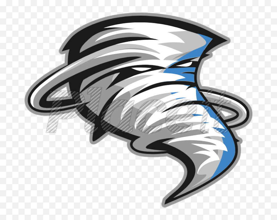 Sports Logo Template With Tornado Icon - Tornado Logo Png,Logo Templates