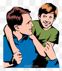 Father Son Royalty Free Vector Clip - Father And Son Illustration Png,Father And Son Png