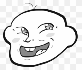 Troll Face Clipart Freeuse Download - Meme Transparent Background png