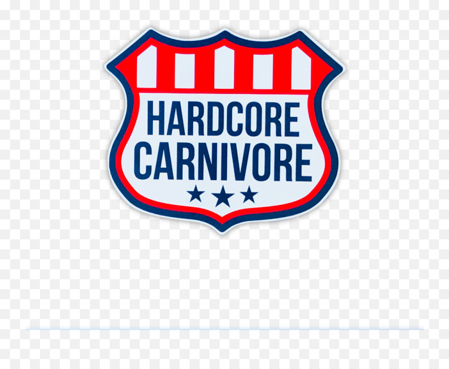 Hardcore Carnivore Shield Sticker Decal - Car Care Png,Blank Shield Logo