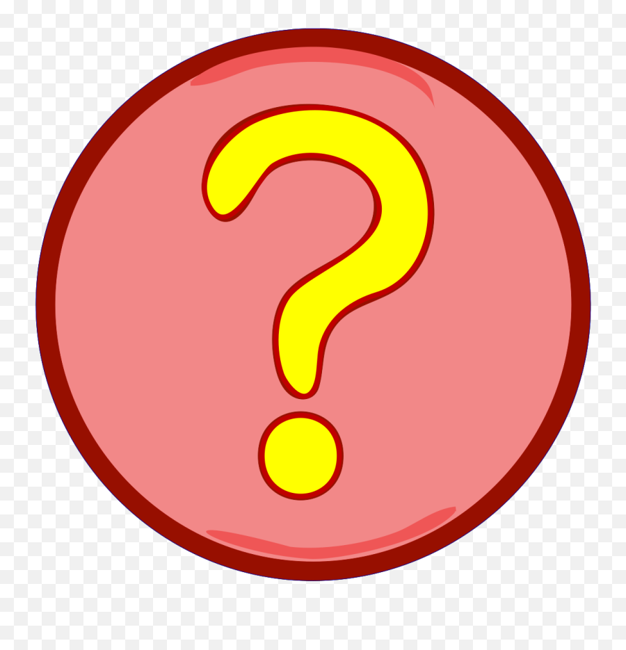 Yellow Question Mark Inside Red Circle Svg Vector - Circle Png,Circle Clipart Png
