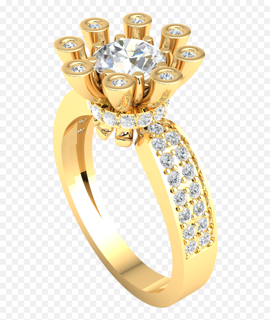 Details About 140ct Round Brilliant Cut Diamond Iced Out Engagement Ring For Women 10k Gold - Ring Png,Iced Out Chain Png