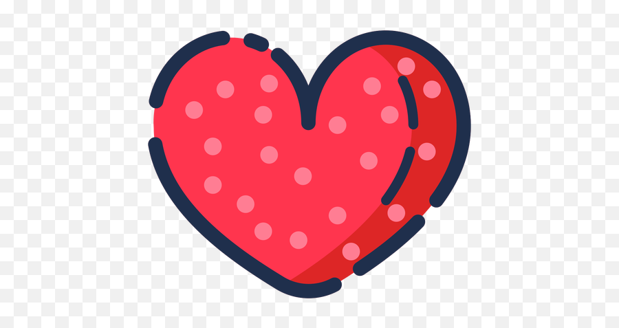 Icon Flat Heart - Flat Heart Icon Png,Heart Design Png
