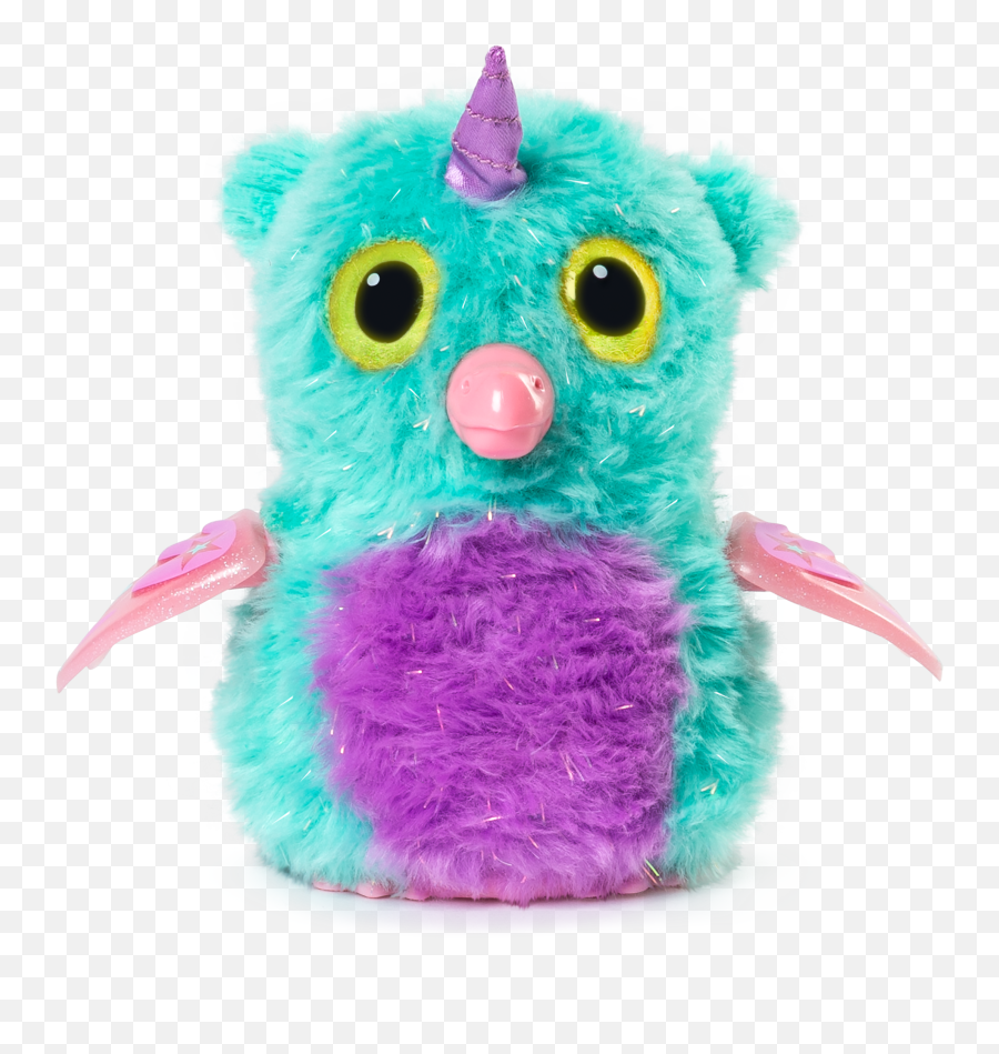 Hatchimals Owlicorn Glitter Blue Large - Hatchimals Png,Hatchimals Png