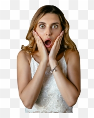 Shocked Girl Png Transparent Images Free - Transparent Surprised Girl Png,Surprised Png