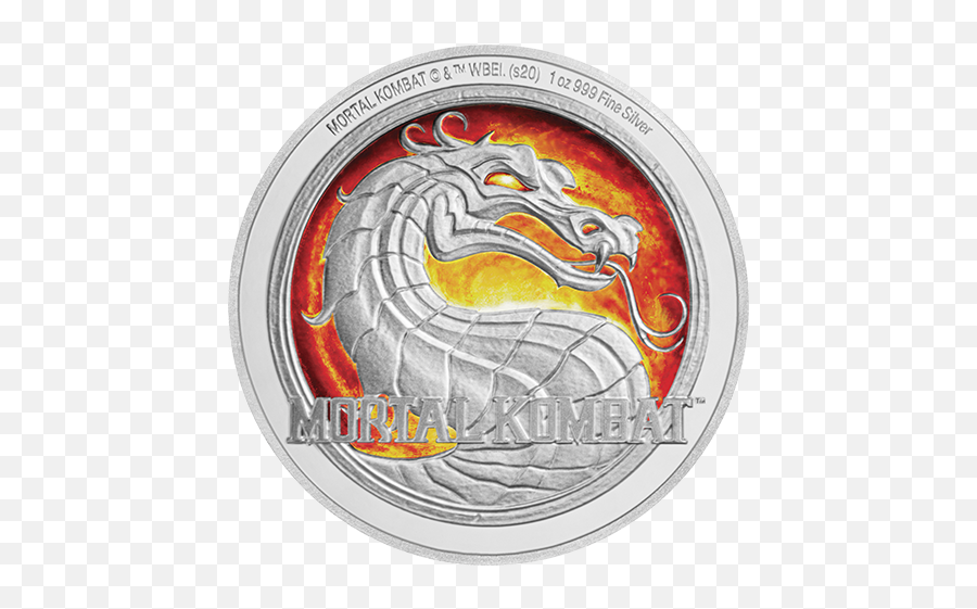Mortal Kombat 1oz Silver Coin - Mortal Kombat Silver Coin Png,Mortal Kombat Vs Logo