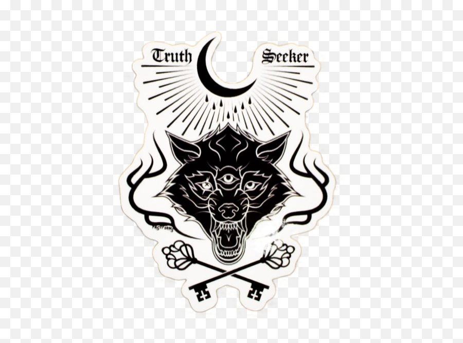 Stickergang Truth Seeker Knowledge Sticker By Robær - Automotive Decal Png,Powerwolf Logo