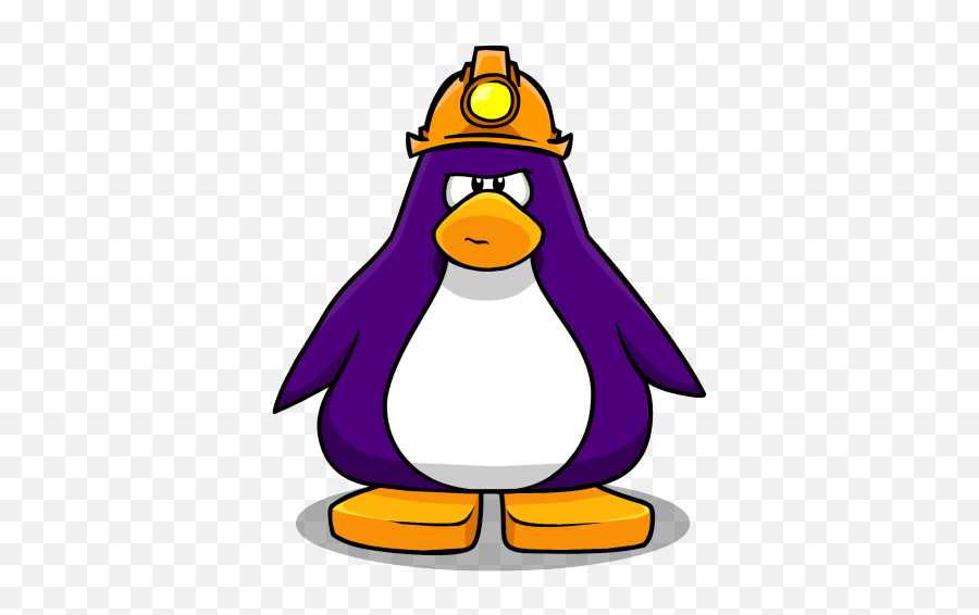 Purple Mutineer Club Penguin Shutdown Wiki Fandom - Penguin With Hockey Stick Png,Club Penguin Transparent