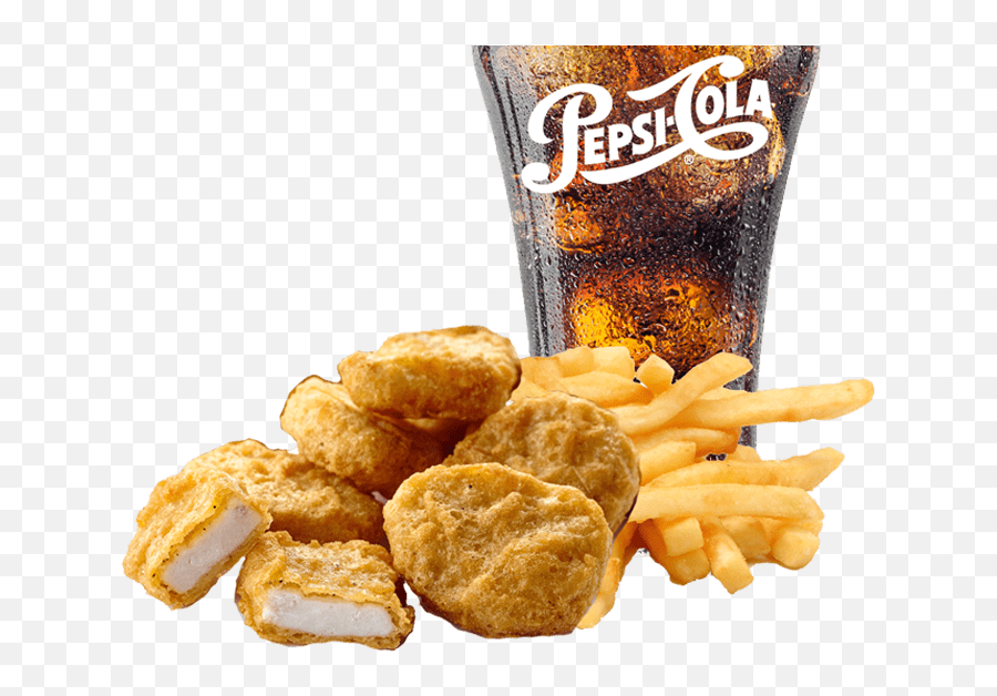 6pc Chicken Nuggets Meal U2013 Skate N Fun Zone - Pepsi Real Sugar Png,Chicken Nugget Transparent