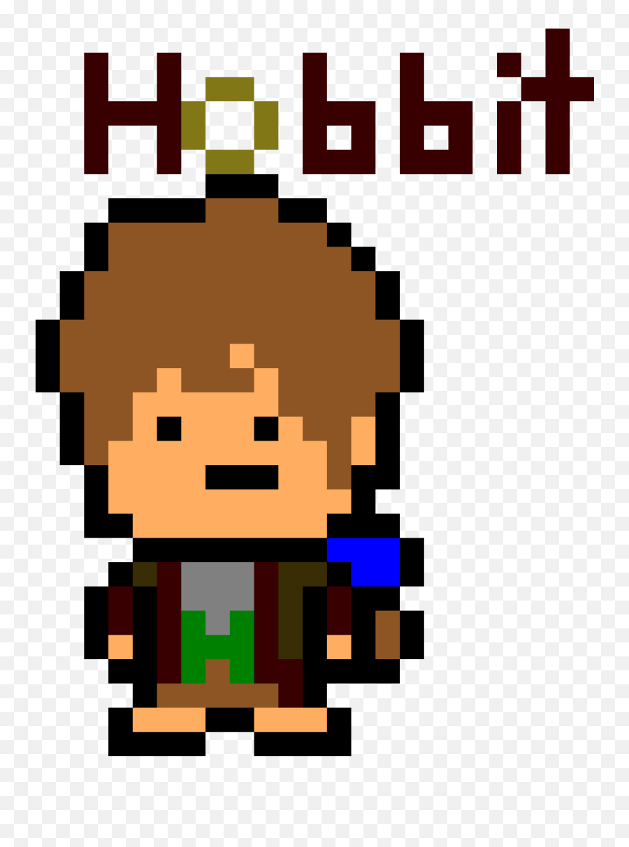 Bilbo Baggins By Be83 Clipart - Full Size Clipart 2247331 Mukuro Ikusaba Pixel Sprite Png,Rocky Balboa Png