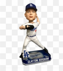 Foco Kershaw Dodgers Springy Logo Bobblehead Heh0514 - Baseball Glove png