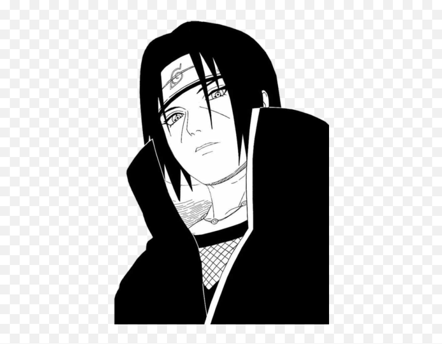 Pin By Noor - Itachi Wallpaper Black And White Png,Itachi Transparent