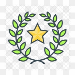 Laurel Wreath Icon - Globe With png