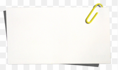 Paper With Clip Png Image - Sign