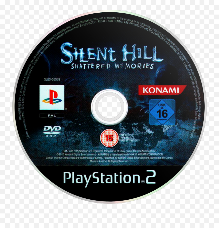 Download Silent Hill - Shadow Of The Colossus Ps2 Cd Png,Silent Hill Logo