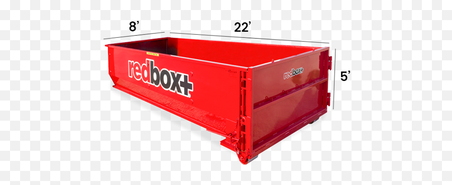 Roll Off Dumpster Rental In Northeast Atlanta Ga Redbox - Horizontal Png,Dumpster Transparent