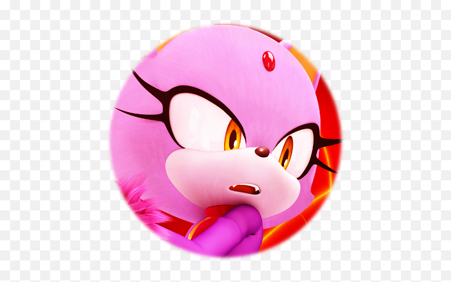 Download Blaze The Cat Character Icon - Blaze The Cat Mario Blaze The Cat Icon Png,Character Icon