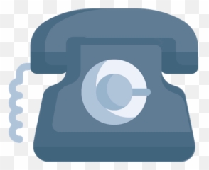 Telephone Icon Of Flat Style - Available in SVG PNG EPS Corded Phone