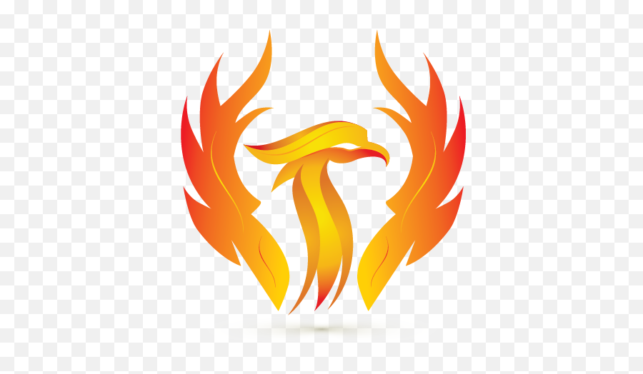 Firebird Logo Design Template - Illustration Png,Phoenix Logo