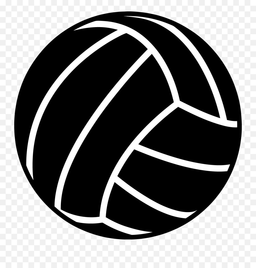 Volleyball Png - Volleyball Clipart Black And White,Volleyball Transparent Background