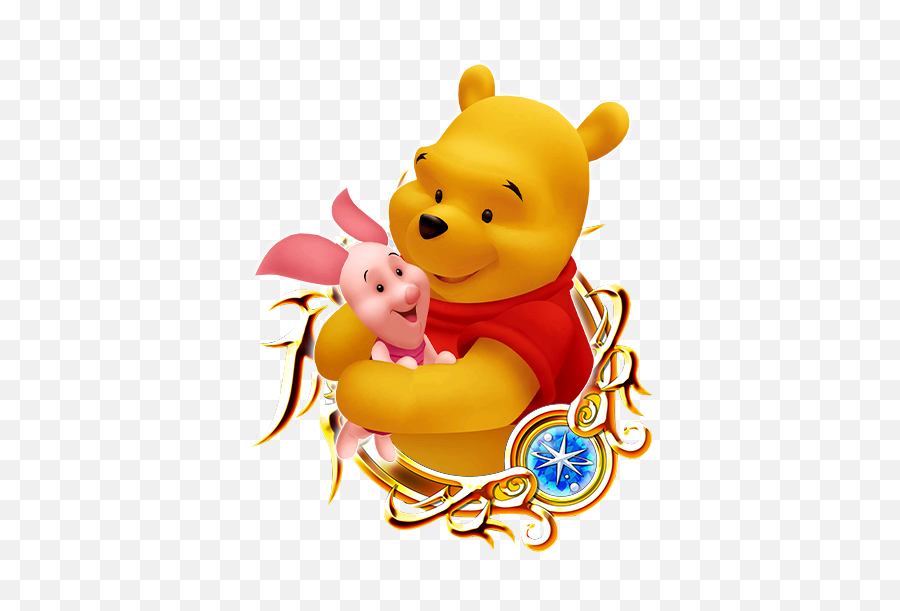 Pooh Piglet - Kingdom Hearts Chain Of Memories Sora Png,Piglet Png
