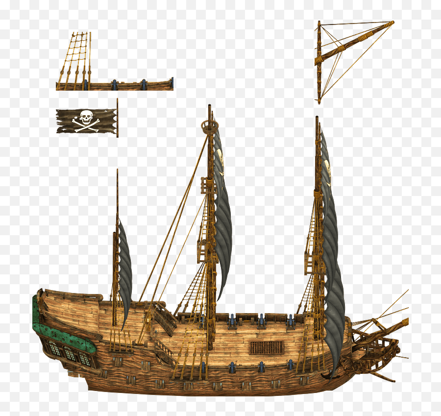 Rpg Maker Pirate Ship Png Image - Rpg Maker Pirate Ship,Pirate Ship Png
