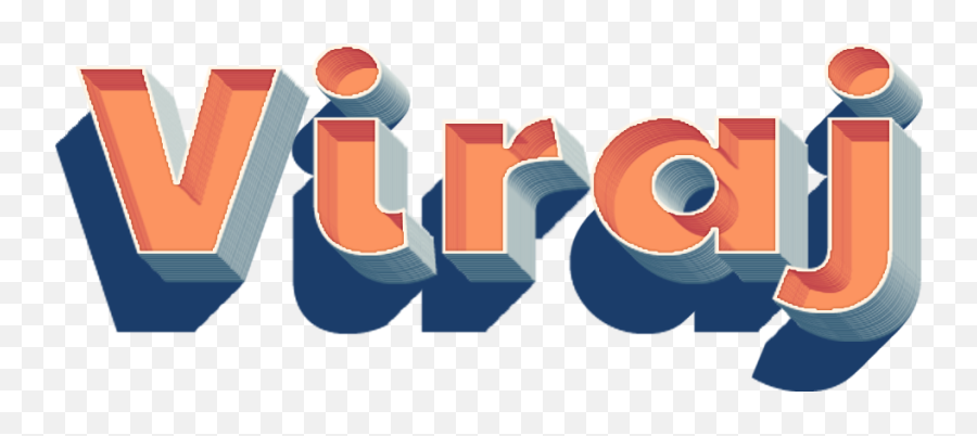 Viraj 3d Letter Png Name